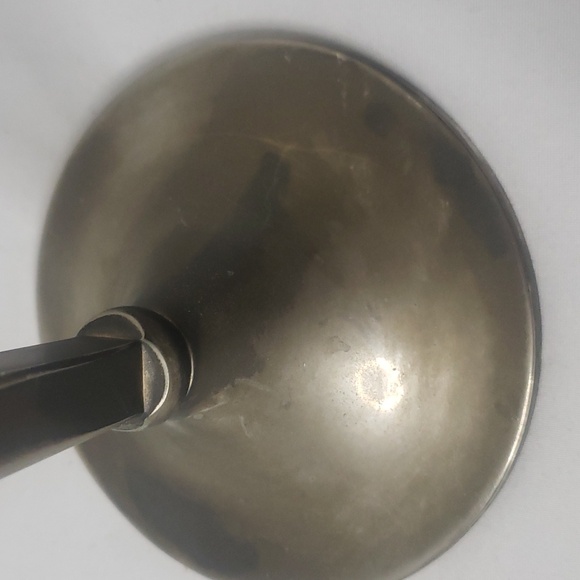 Pottery Barn Brushed Silver 3 Candlestick Candelabra Holder 14.5"H x 9.5"W Metal - Picture 10 of 17